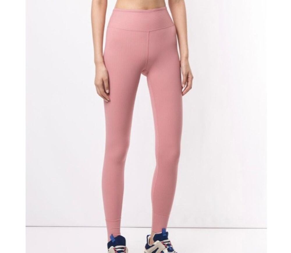 Year of Ours Ribbed Jogger Leggings in Rose Lux Yoga Athletic